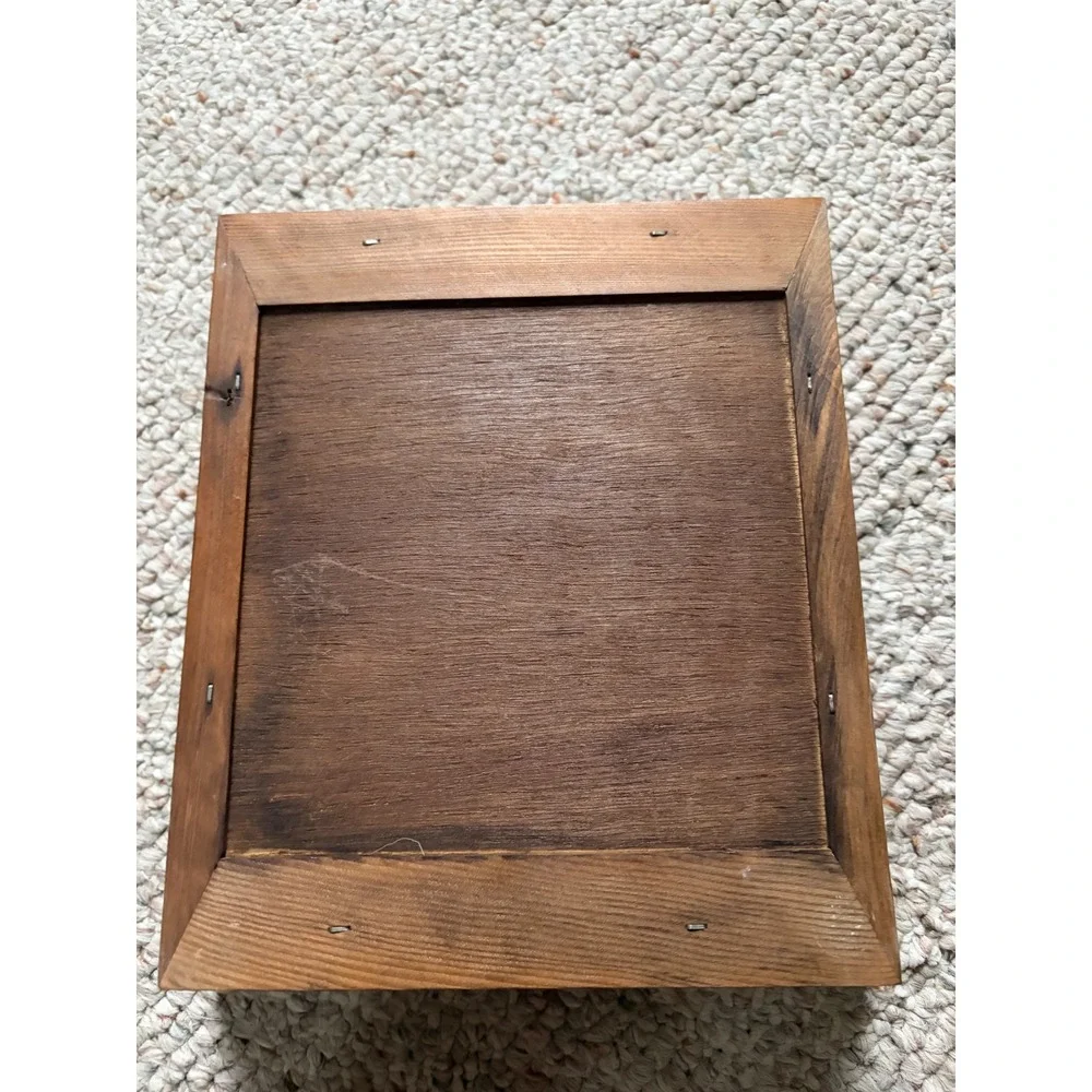 Handmade vintage wooden
